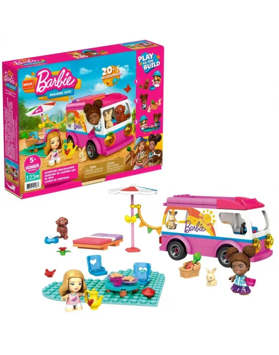 Gwr35 Mega™ Barbie®nin Mega Karavanı 123 Parça +5 Yaş