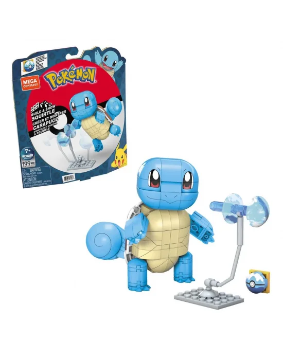 Gyh00 Mega™ Pokémon™ Squirtle - Yap Ve Oyna Figürler 199 Parça +7 Yaş