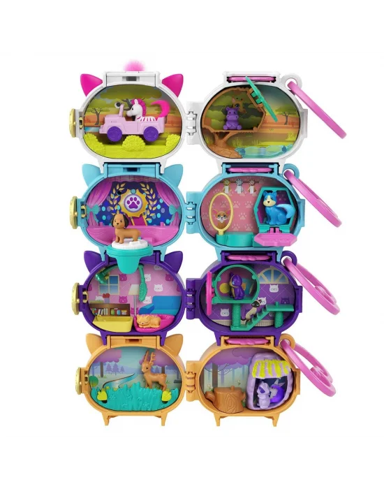 Gyv99 Polly Pocket Çantaya Takılabilen Mini Oyun Setleri