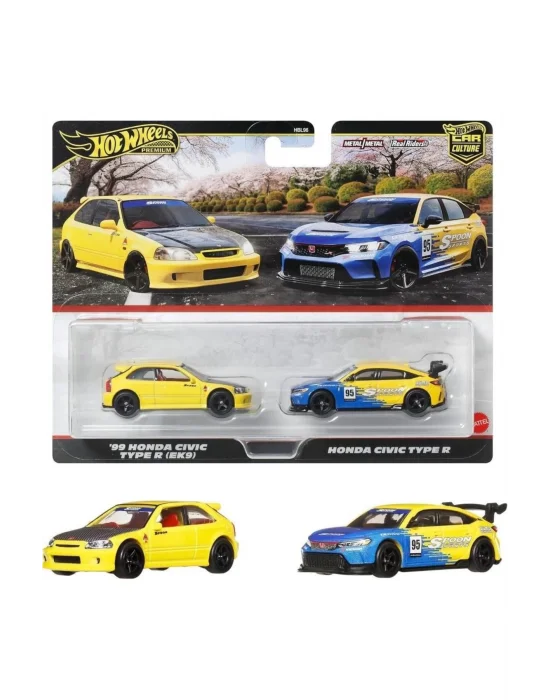 HBL96 Hot Wheels 2li Premium Araba Seti