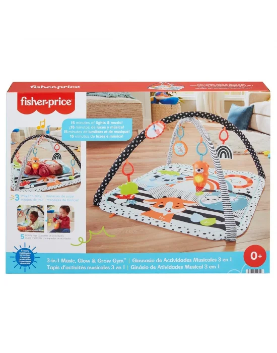 Hbp41 Fisher-price® Neşeli Hayvanlar 3ü1 Arada Jimnastik Merkezi