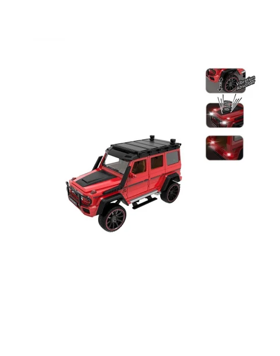 Hcl-901 Çek Bırak 1:22 Sesli Ve Işıklı Metal Jeep -vardem