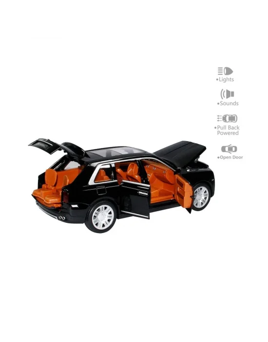 Hcl-906 Çek Bırak 1:22 Sesli Ve Işıklı Sanruflu Rr Metal Araba -vardem Oyuncak