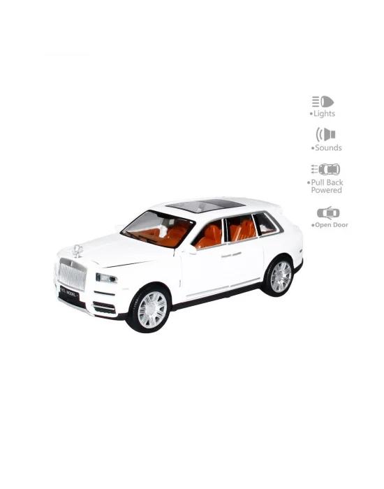 Hcl-906 Çek Bırak 1:22 Sesli Ve Işıklı Sanruflu Rr Metal Araba -vardem Oyuncak