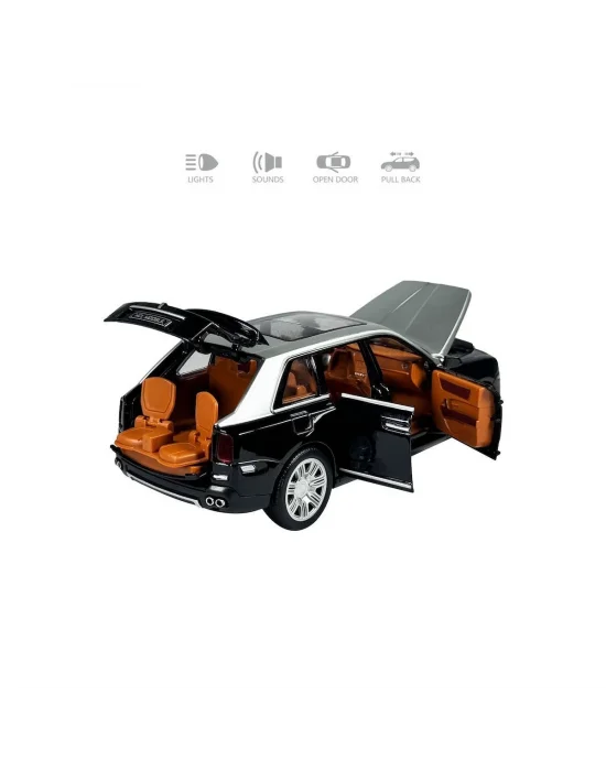 Hcl806 Çek Bırak 1:22 Sesli Ve Işıklı Metal Araba