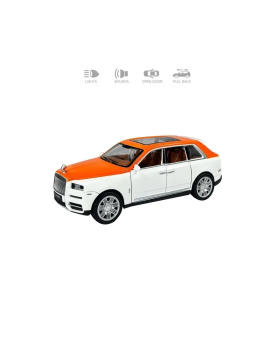 Hcl806 Çek Bırak 1:22 Sesli Ve Işıklı Metal Araba