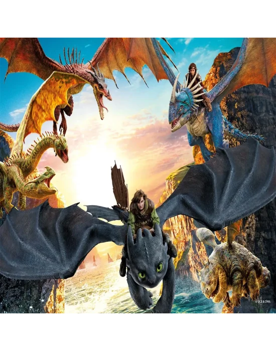 Hd 714 How To Traın Your Dragon Puzzle 100 Prç