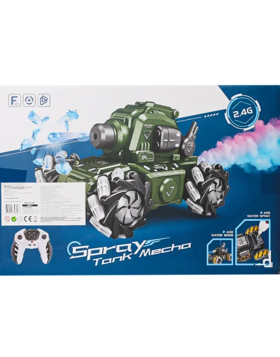 Hd3400 Kumandalı Drift Yapan Su Atan Tank Mecha -gepettoys