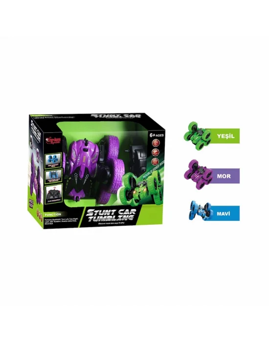 Hg6-03 Kumandalı Şarjlı 2.4 Ghz 6 Teker Akrobat Araba