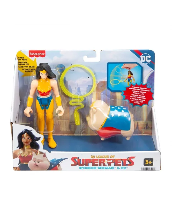 Hgl01 Imaginext Dc League Of Super Pets -  Kahramanlar Ve Hayvanlar