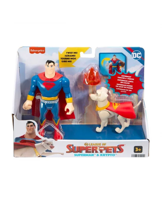 Hgl01 Imaginext Dc League Of Super Pets -  Kahramanlar Ve Hayvanlar