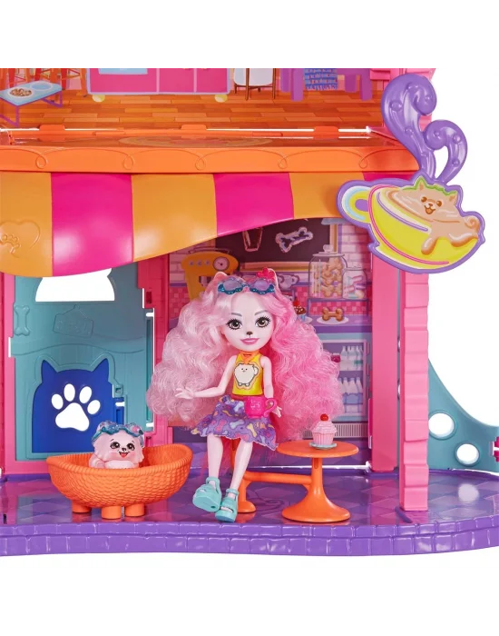 Hhc18 Enchantimals Şehir Evi Ve Kafe Oyun Seti