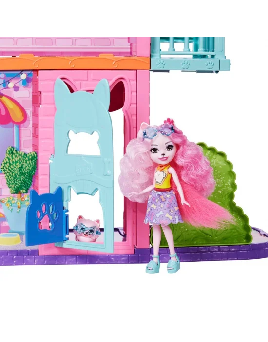 Hhc18 Enchantimals Şehir Evi Ve Kafe Oyun Seti