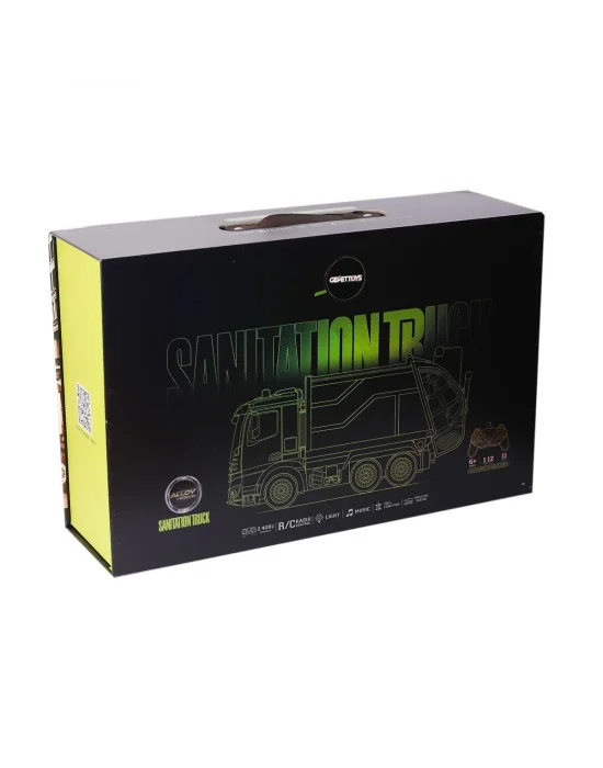 Hj8003-1  Metal Kumandalı Çöp Arabası -gepettoys