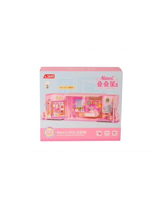 Hk132 Jaki Küçük Prenses Yatak Odası 247 Parça Block Oyuncak