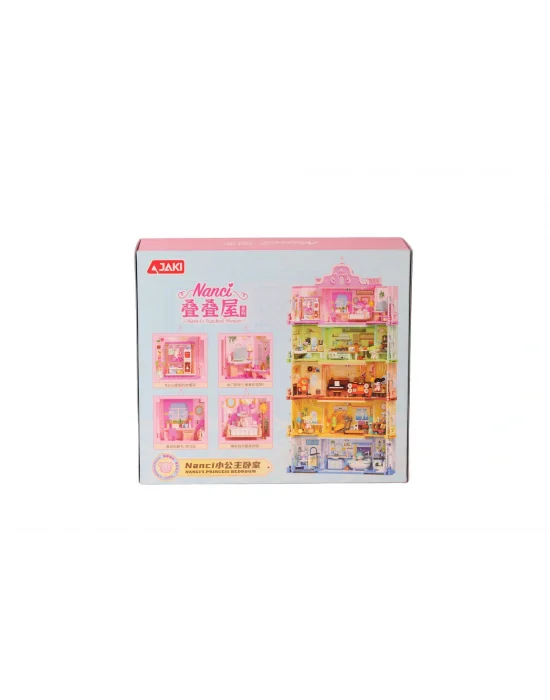 Hk132 Jaki Küçük Prenses Yatak Odası 247 Parça Block Oyuncak