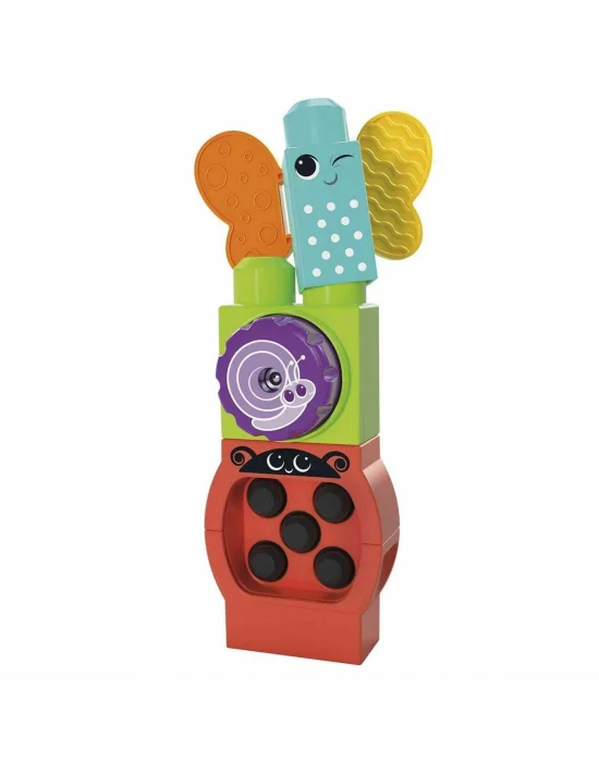 Hkn44 Mega Bloks® Hareketli Duyusal Gelişim Tırtılı 30 Parça +1 Yaş