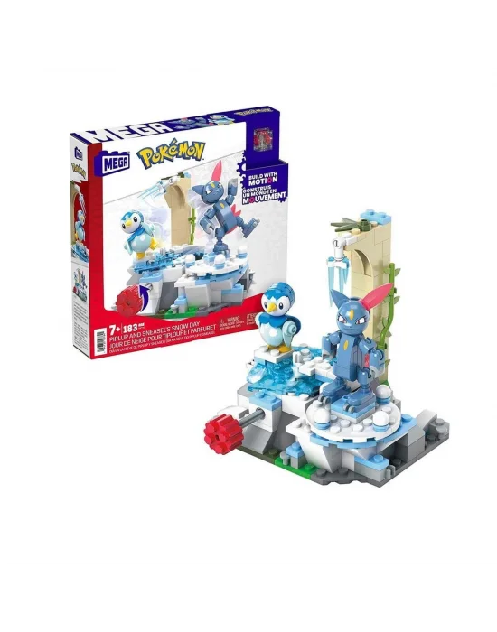 Hkt20 Mega™ Pokémon™ Piplup Ve Sneasel Kış Macerası Seti 183 Parça + 7 Yaş
