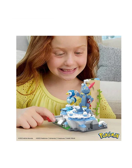 Hkt20 Mega™ Pokémon™ Piplup Ve Sneasel Kış Macerası Seti 183 Parça + 7 Yaş