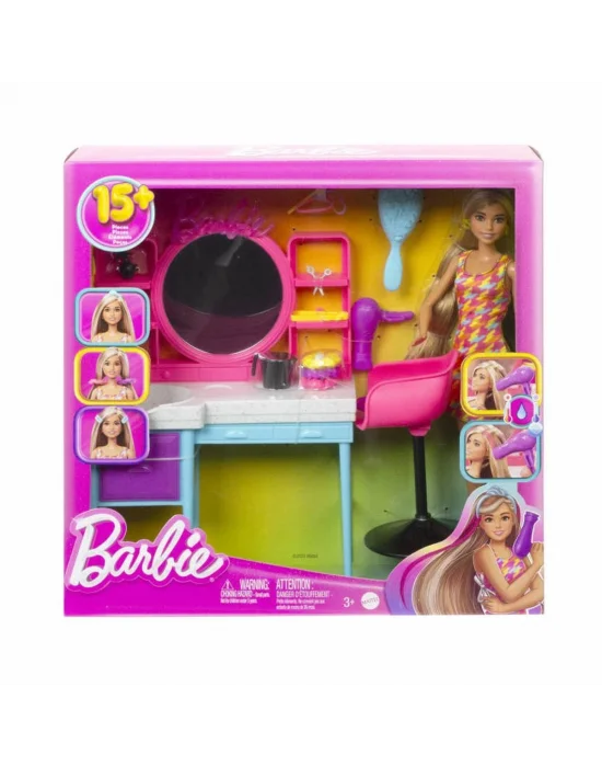 Hkv00 Barbie Muhteşem Kuaför Oyun Seti