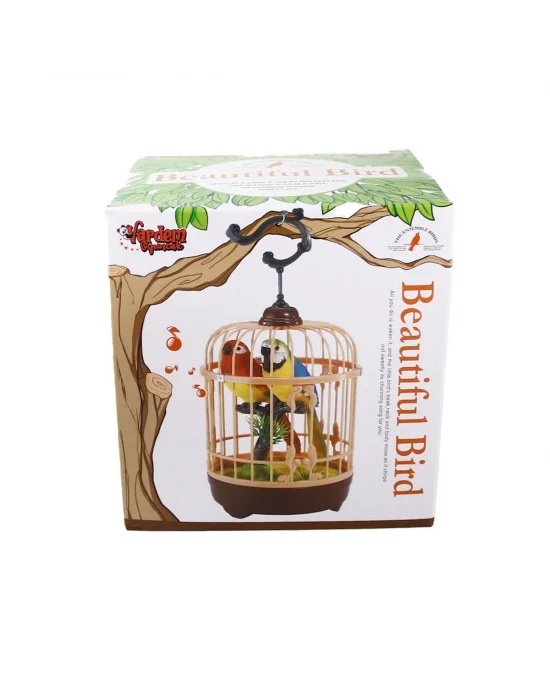 Hl518-2 Kafesli İkili Kuş Müzik