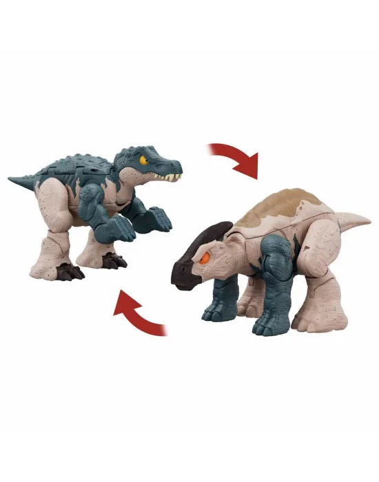 Hlp05 Jurassic World Değişim Serisi - Çifte Tehlike Dinozor Figürleri