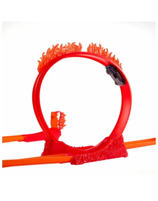 Hmc04 Hot Wheels Track Builder Alev Temalı Akrobasi Seti