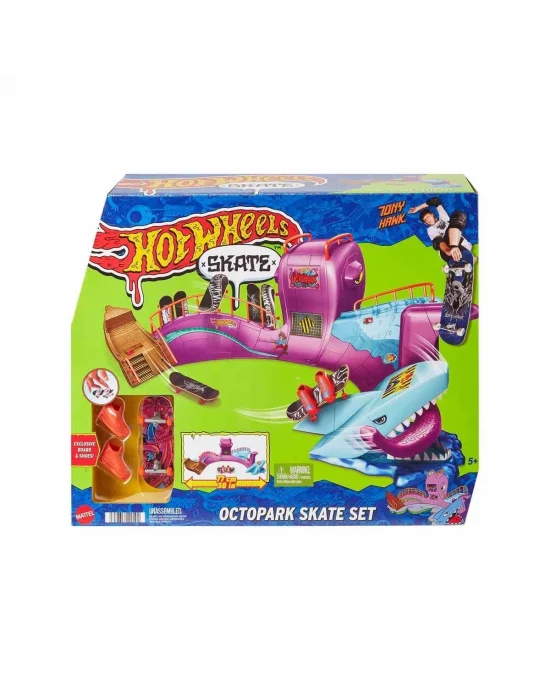 Hmk01 Hot Wheels Skate Ahtapot Kaykay Parkı Oyun Seti