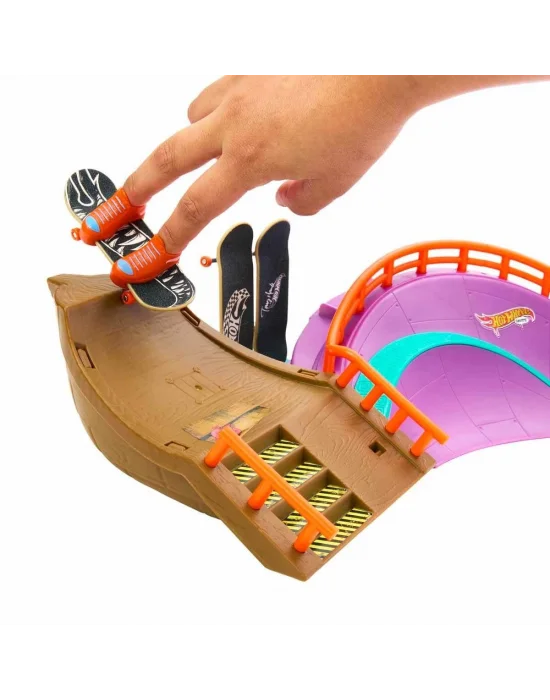 Hmk01 Hot Wheels Skate Ahtapot Kaykay Parkı Oyun Seti