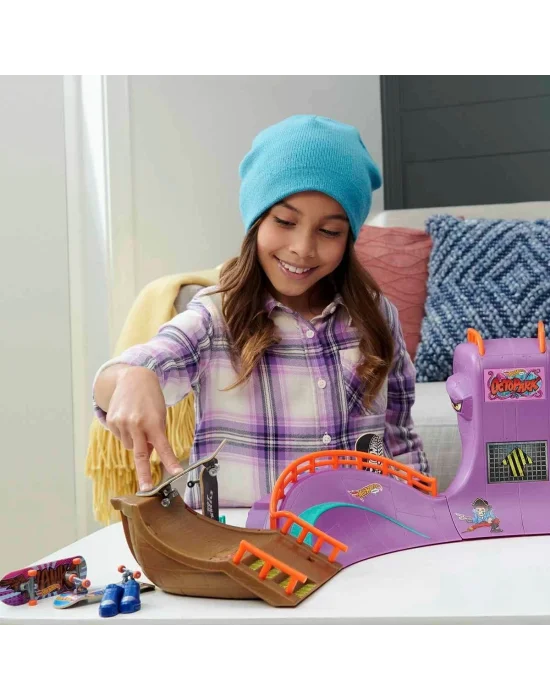 Hmk01 Hot Wheels Skate Ahtapot Kaykay Parkı Oyun Seti