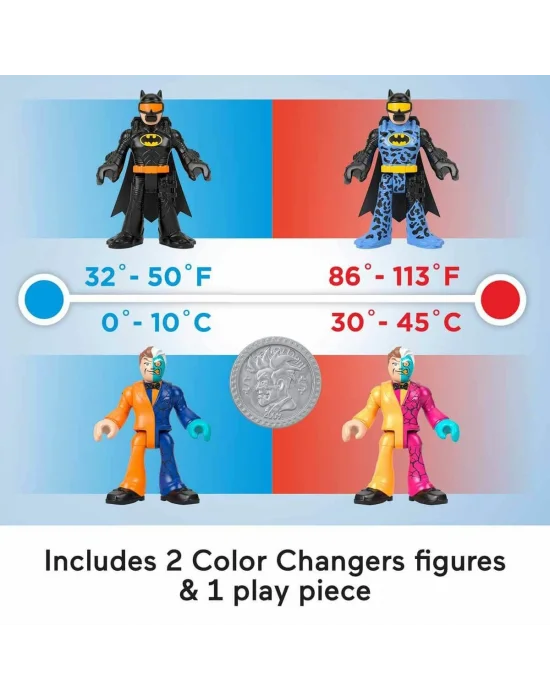Hmx60 Imaginext® Dc Super Friends™color Changers Temel Figür Seti