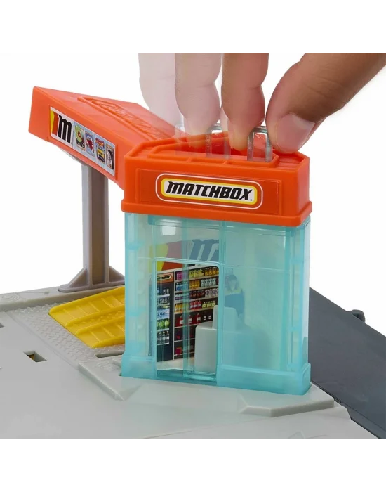 Hnj54 Matchbox Aksiyon Sürücüleri Süper Oto Yıkama Oyun Seti