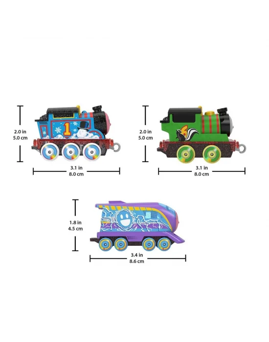 Hnp82 Thomas Ve Arkadaşları - Renk Değiştiren Küçük Trenler 3lü Paket