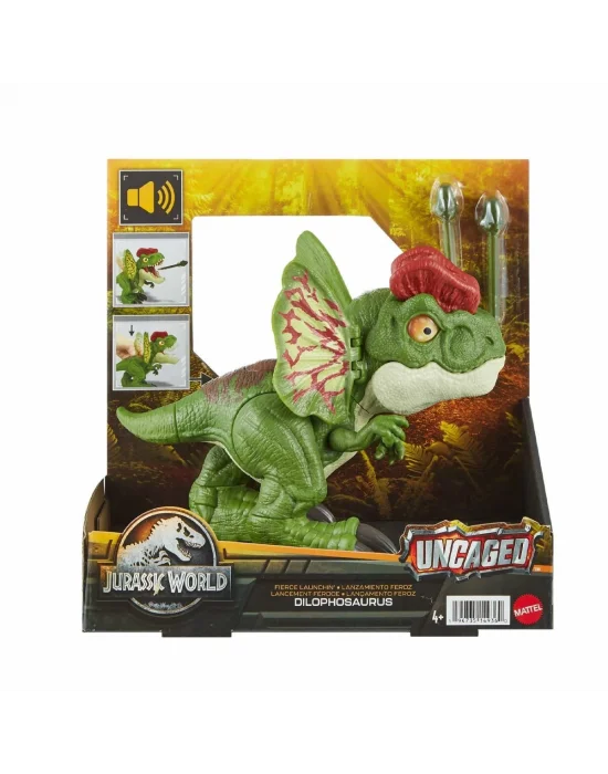 Hnt65 Jurassic World Uncaged™ İnteraktif Dilophosaurus Figürü