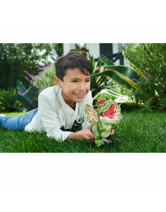 Hnt65 Jurassic World Uncaged™ İnteraktif Dilophosaurus Figürü