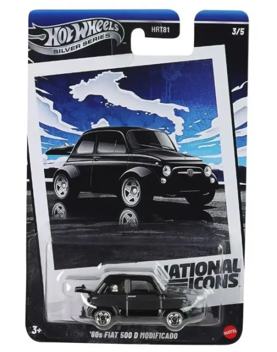 Hot Wheels Silver Series 60s Fiat 500 D Modificado JBY88