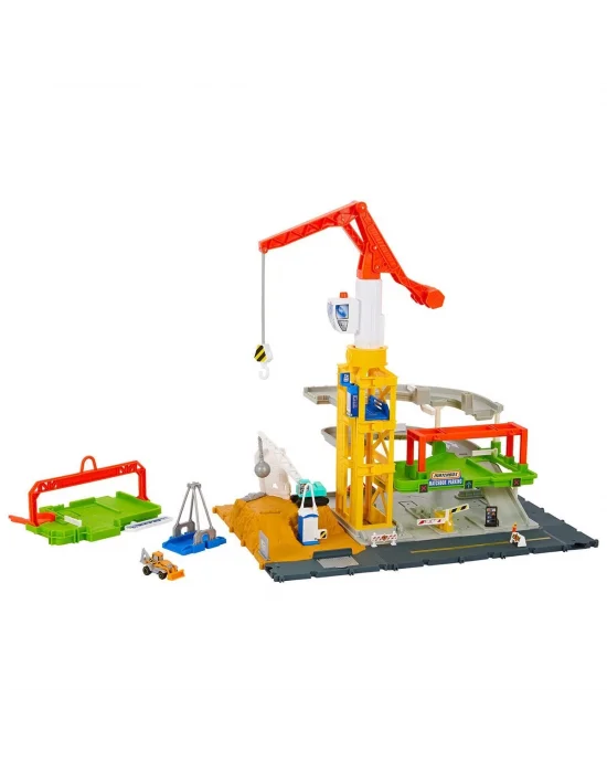 Hpd63 Matchbox Aksiyon Sürücüleri Muhteşem İnşaat Alanı Oyun Seti