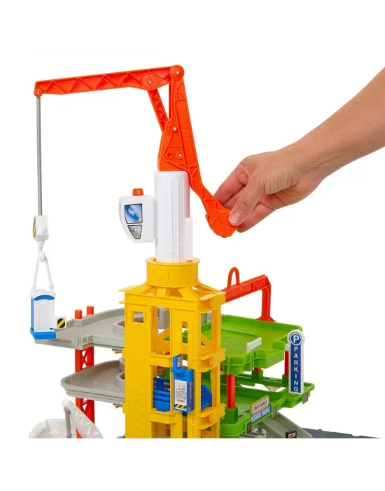 Hpd63 Matchbox Aksiyon Sürücüleri Muhteşem İnşaat Alanı Oyun Seti