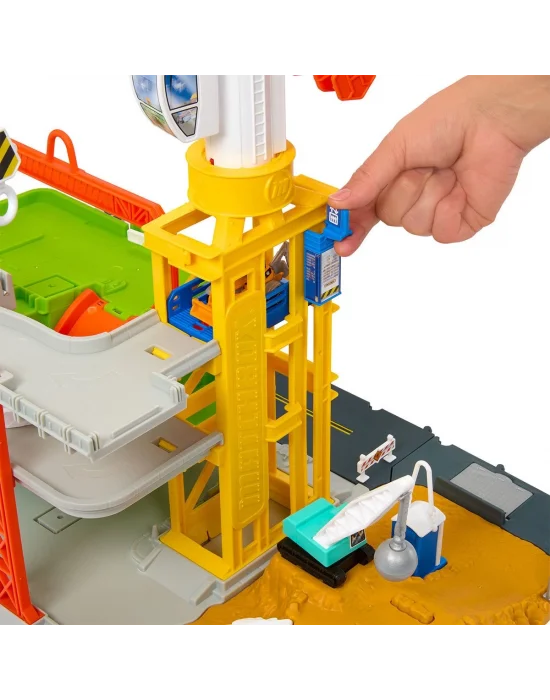 Hpd63 Matchbox Aksiyon Sürücüleri Muhteşem İnşaat Alanı Oyun Seti
