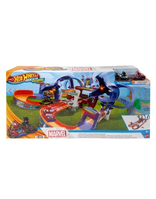 Hpl34 Hot Wheels Racerverse Marvel Pist Seti