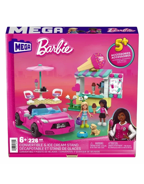 Hpn78 Mega Barbie® Dondurma Standı 226 Parça +6 Yaş