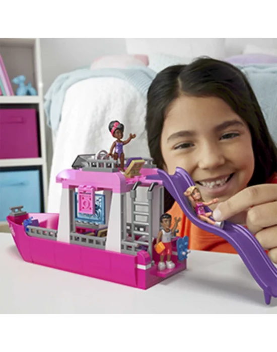 Hpn79 Mega Barbie® Malibu Rüya Teknesi™ 317 Parça +6 Yaş