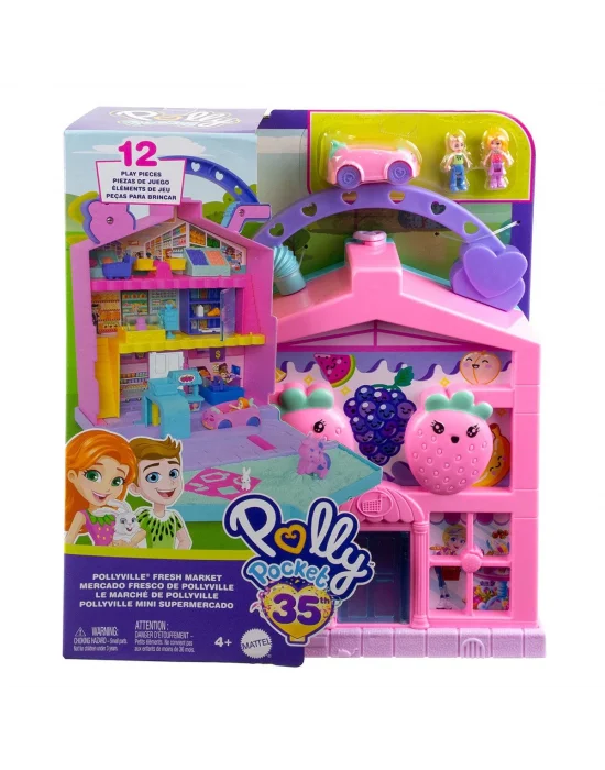 Hrd45 Polly Pocket Eğlenceli Market Oyun Seti