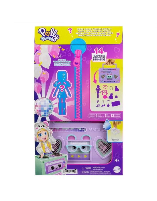 Hrd65 Polly Pocket Radyo Temalı Moda Eğlencesi Oyun Seti