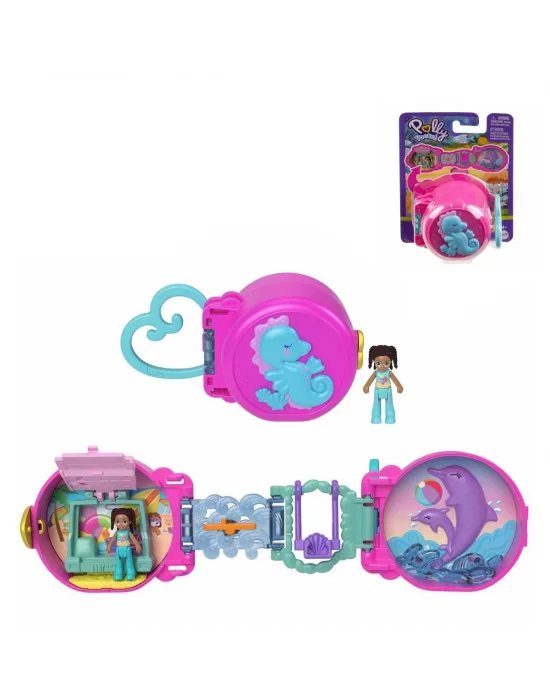 Hrd73 Polly Pocket Sevimli Hayvancık Temalı Mini Oyun Setleri