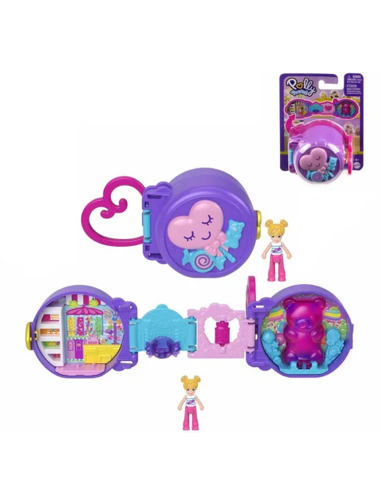 Hrd73 Polly Pocket Sevimli Hayvancık Temalı Mini Oyun Setleri