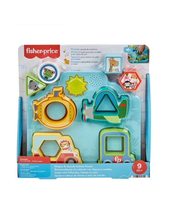 Hrp31 Fisher-price Şekiller Ve Sesler Puzzle