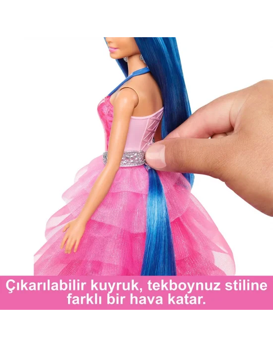 Hrr16 Barbie Mavi Saçlı Prenses Bebek