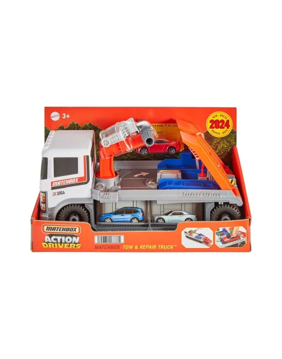 Hry43 Matchbox Aksiyon Sürücüleri - Çekici Ve Tamir Kamyonu