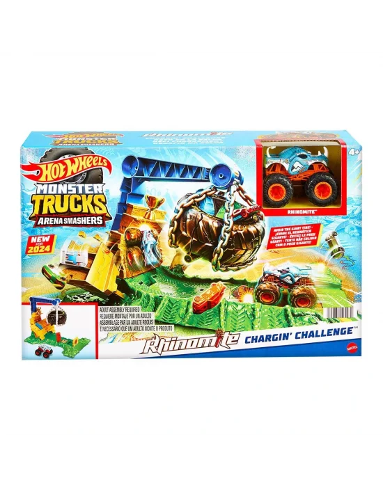Htp18 Hot Wheels Monster Trucks Arenada Rhinomite Mücadelesi
